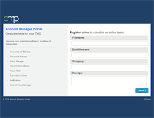 Tablet Screenshot of accountmanagerportal.com